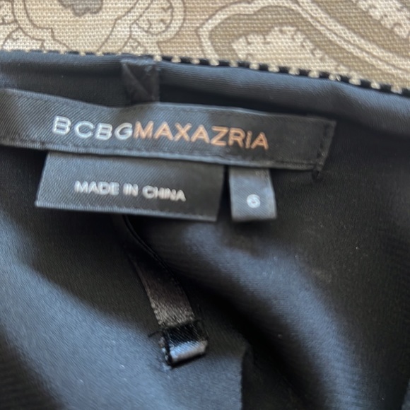 BCBG BLACK sheets cocktail strapless dress - Picture 3 of 3